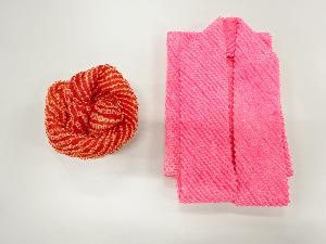 アンティーク　絞り重ね衿・鹿の子セット